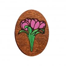 Porta aghi - Wizardi - Magnete ad ago - Tulipani rosa