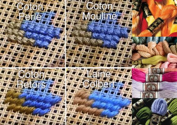scelta dei fili per la tela
